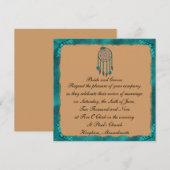 Faire-part de mariage de coutume de Dreamcatcher (Devant / Derrière)