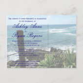 Faire-part de mariage de Cozumel (Dos)