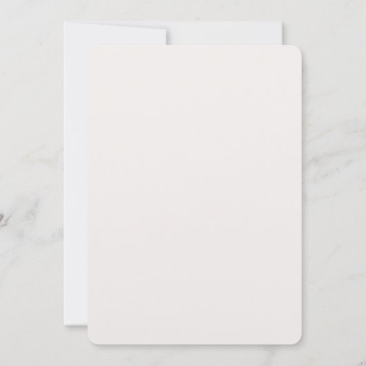 Faire-part de mariage de crème texturée moderne (Dos)