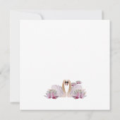 Faire-part de mariage de cygne (Dos)