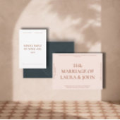 Faire-part de mariage de déclaration en gras