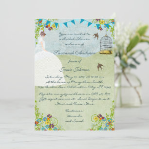 Faire-part de Mariage de Demoiselle Brune Chasse M