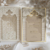 Faire-part de mariage de dentelle architecturale o