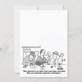 Faire-part de mariage de dessin personnalisable