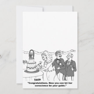 Faire-part de mariage de dessin personnalisable