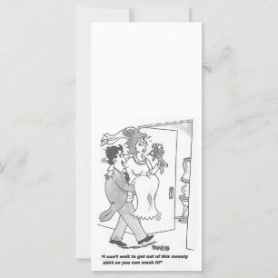 Faire-part de mariage de dessin pouvant être Custo