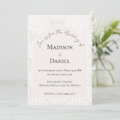 Faire-part de mariage de destination Coquillage Ne (Debout devant)