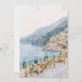 Faire-part de mariage de destination de la côte d' (Dos)