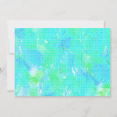 Faire-part de mariage de destination de la GRÈCE (Dos)