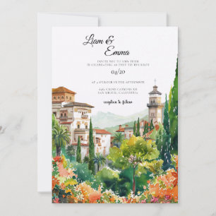 Faire-part de mariage de destination en Espagne