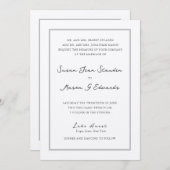 Faire-part de mariage de devis personnalisé de scr (Devant / Derrière)