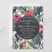 Faire-part de mariage de douche tropicale feuille (Devant)