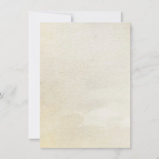 Faire-part de mariage de dragon perse (Dos)