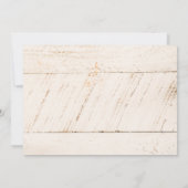 Faire-part de mariage de ferme (Dos)