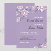 Faire-part de mariage de Fêtes des mariées florale (Devant / Derrière)