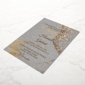 Faire-part de mariage de feuille de script JEWEL C (Rotation)