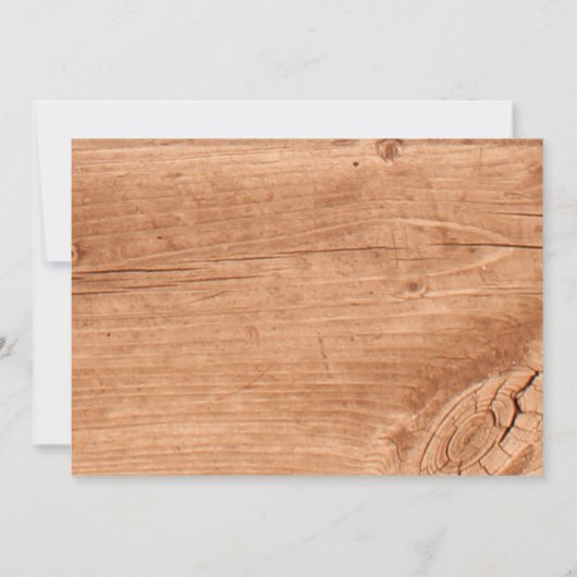 Faire-part de mariage de feuille d'érable de chute (Dos)