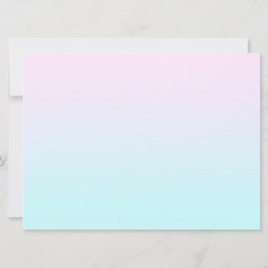 Faire-part de mariage de fierté transgenre (Dos)