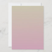 faire-part de mariage de fleur rhododendron rose (Dos)