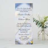 Faire-part de mariage de fleurs de printemps (Debout devant)