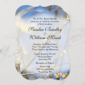 Faire-part de mariage de fleurs de printemps (Devant / Derrière)