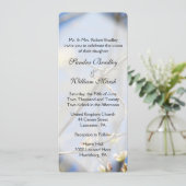 Faire-part de mariage de fleurs de printemps (Debout devant)