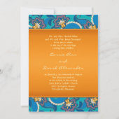 Faire-part de mariage de fleurs Lotus Abstrait (Devant)