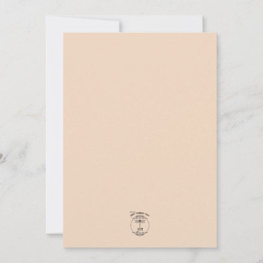 Faire-part de mariage de fleurs vert de bracelet e (Dos)