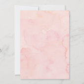 Faire-part de mariage de flou (Dos)