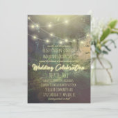 Faire-part de mariage de forêt enchantée - Lumière (Debout devant)