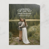 Faire-part de mariage de fuite en montagne (Devant)