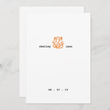 Faire-part de mariage de Ganesha