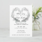 Faire-part de mariage de gel (Debout devant)