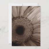 Faire-part de mariage de Gerber Daisy (Dos)