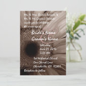 Faire-part de mariage de Gerber Daisy (Debout devant)
