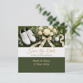 Faire-part de mariage de golf "Save the Date" (Debout devant)