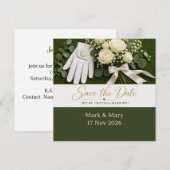 Faire-part de mariage de golf "Save the Date" (Devant / Derrière)