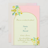 faire-part de mariage de grenade (Devant / Derrière)