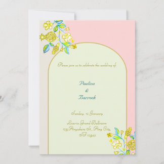 faire-part de mariage de grenade