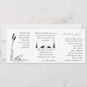 Faire-part de mariage de grenouille - religieux (Devant)