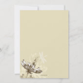 Faire-part de mariage de Imaginaire de dragonfly (Dos)