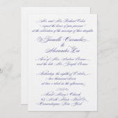 Faire-part de mariage de Janelle (Devant / Derrière)