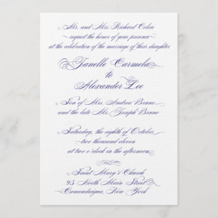 Faire-part de mariage de Janelle