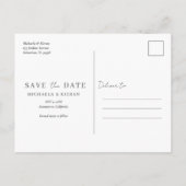 Faire-Part de Mariage de Jardin à Petit Budget (Dos)