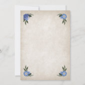 Faire-part de mariage de jeu de dés RPG (Dos)