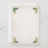 Faire-part de mariage de jeu de dés RPG (Dos)