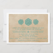 Faire-part de mariage de joueur de dés Grunge D20  (Devant)