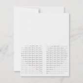 Faire-part de mariage de journal (Dos)