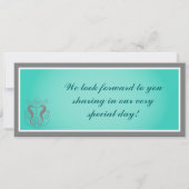 Faire-part de mariage de la Ancre de Seahorse (Dos)