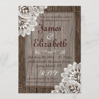 Faire-part de mariage de la Barne Russe